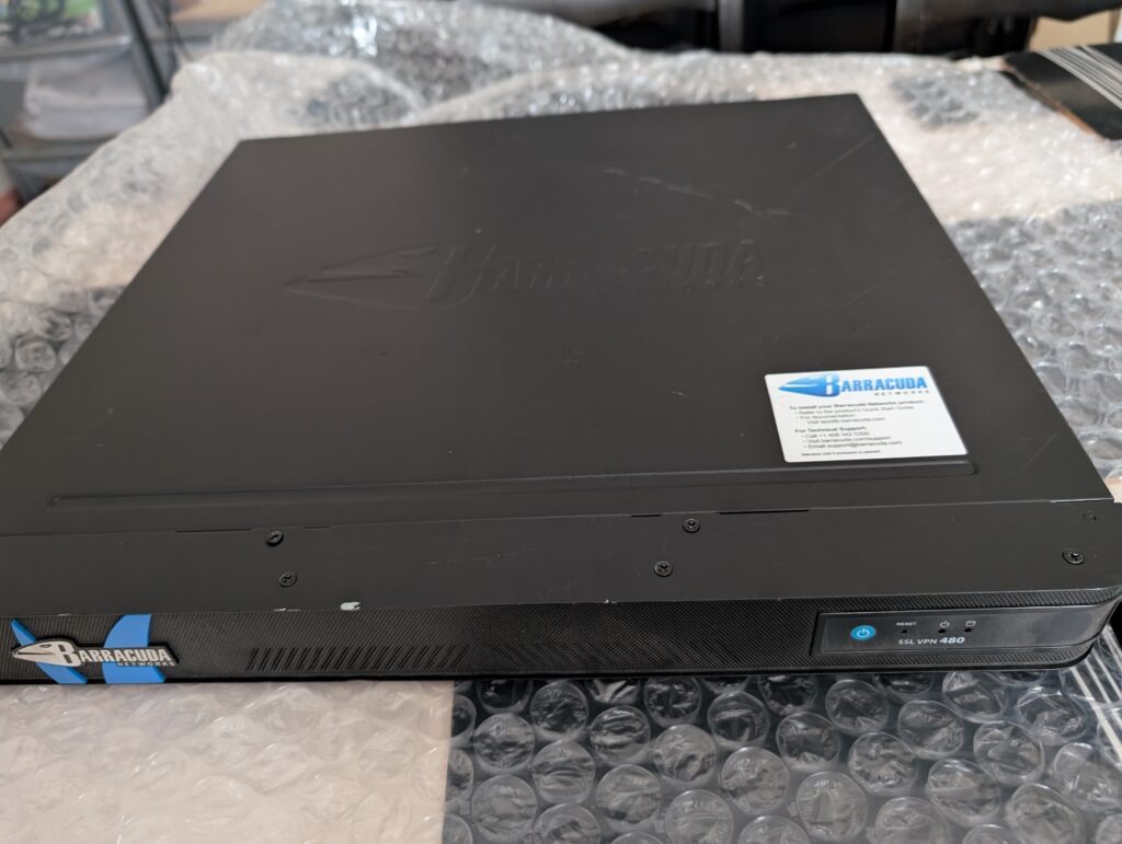 Barracuda SSL480 front